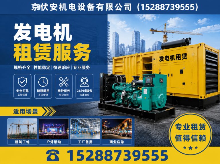 保山柴油发电机组出租展示图